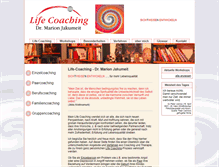 Tablet Screenshot of lifecoaching-jakumeit.de